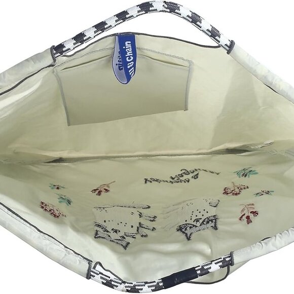 Elegant Light Grey Tote Handbag for Women – Large Capacity & Adjustable Strap - Picture 6 of 6